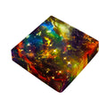 Colorful Universe Galaxy Space Print Outdoor Seat Cushion Cover