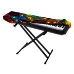 Colorful Universe Galaxy Space Print Piano Keyboard Cover
