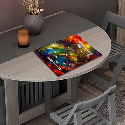 Colorful Universe Galaxy Space Print Placemat