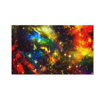 Colorful Universe Galaxy Space Print Polyester Flag