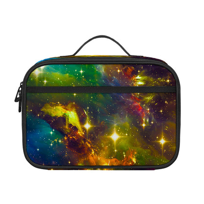 Colorful Universe Galaxy Space Print Portable Lunch Bag