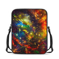 Colorful Universe Galaxy Space Print Rectangular Crossbody Bag