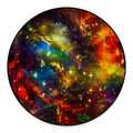 Colorful Universe Galaxy Space Print Round Floor Mat
