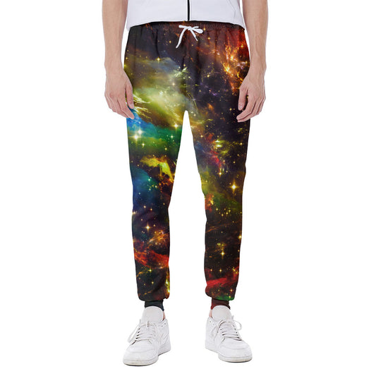 Colorful Universe Galaxy Space Print Scuba Joggers