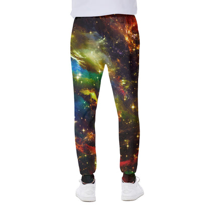 Colorful Universe Galaxy Space Print Scuba Joggers