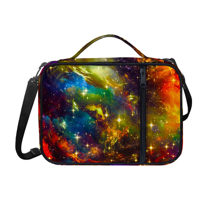 Colorful Universe Galaxy Space Print Shoulder Strap Bible Bag