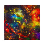 Colorful Universe Galaxy Space Print Silk Bandana