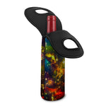 Colorful Universe Galaxy Space Print Single Neoprene Wine Tote