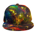 Colorful Universe Galaxy Space Print Snapback Cap