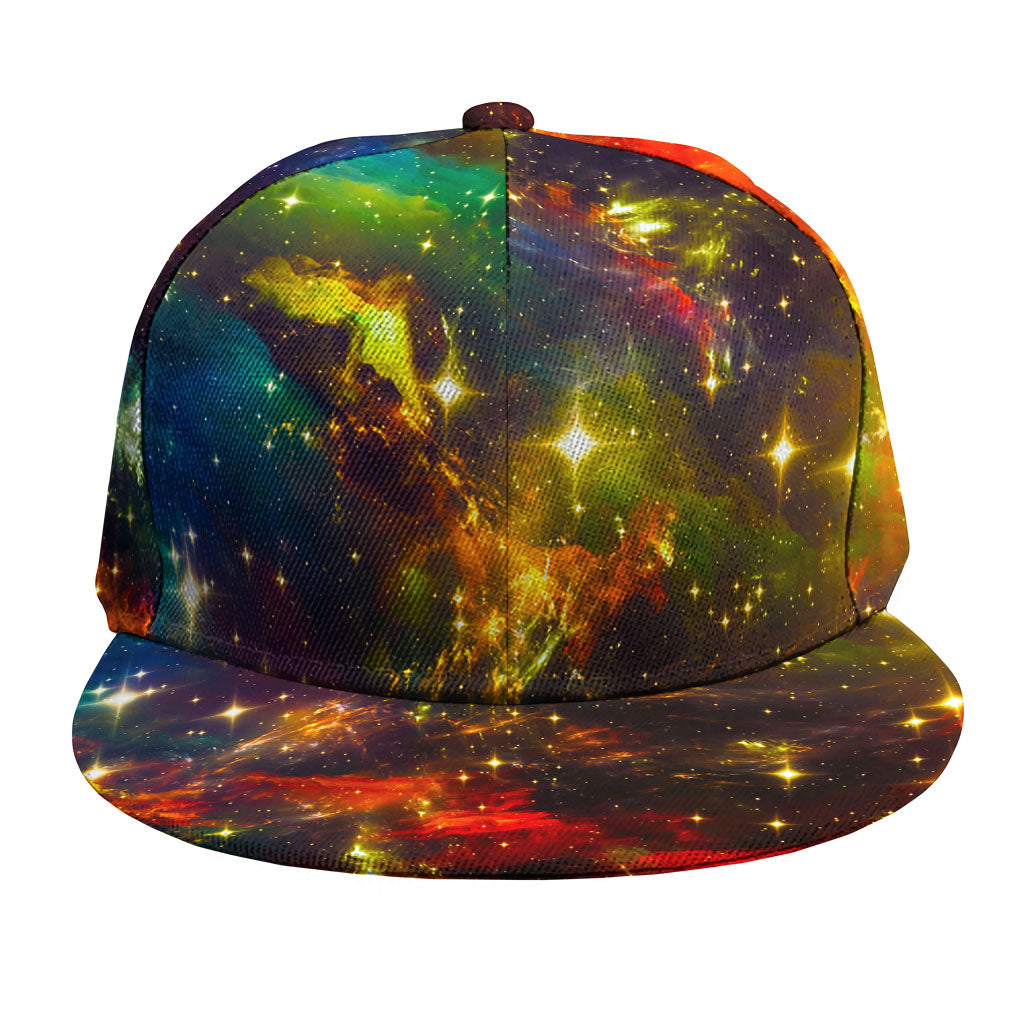 Colorful Universe Galaxy Space Print Snapback Cap
