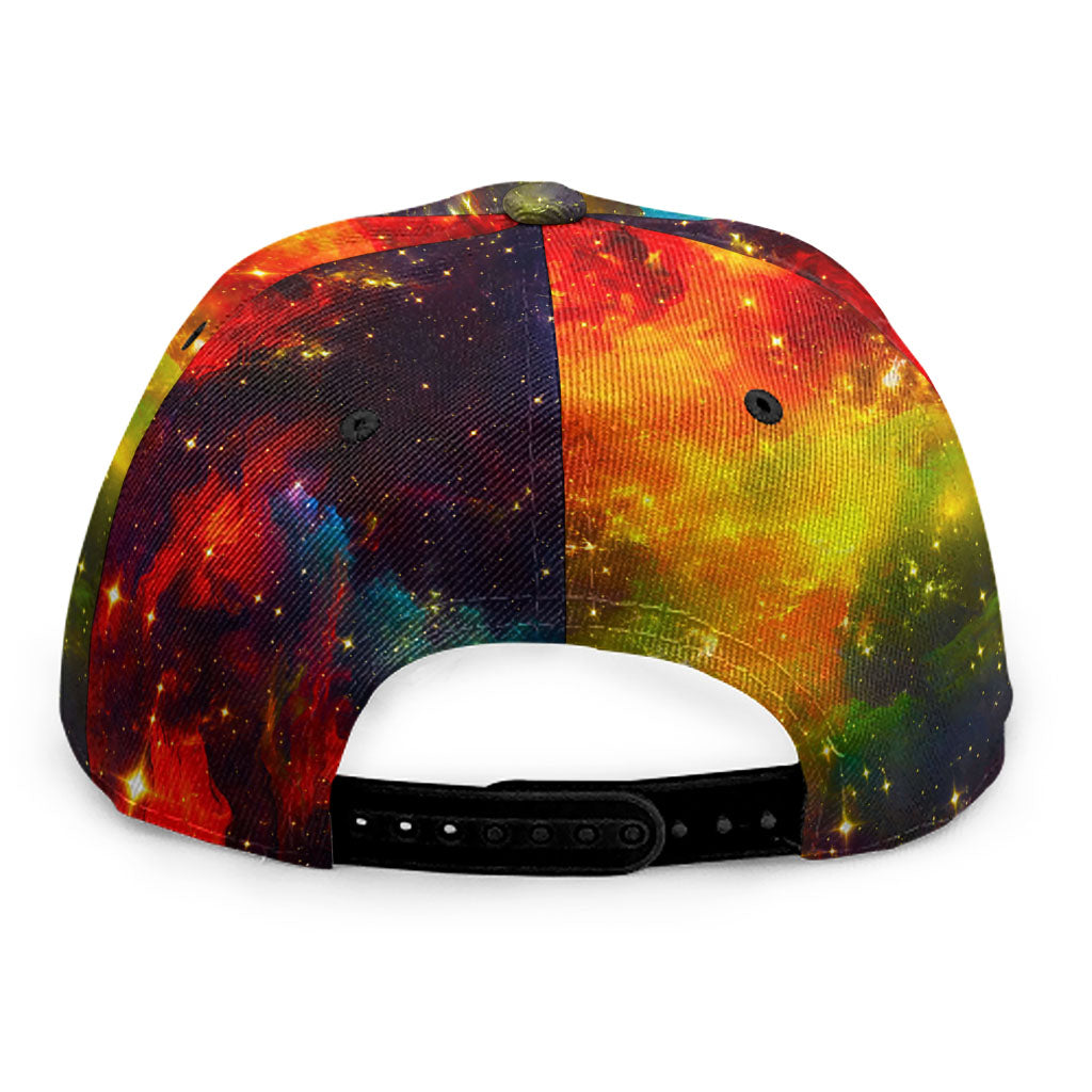 Colorful Universe Galaxy Space Print Snapback Cap