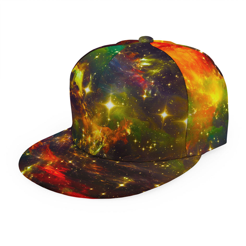 Colorful Universe Galaxy Space Print Snapback Cap