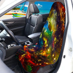 Colorful Universe Galaxy Space Print Waterproof Car Seat Cover