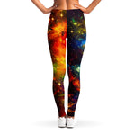 Colorful Universe Galaxy Space Print Women's Leggings