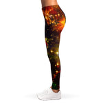 Colorful Universe Galaxy Space Print Women's Leggings