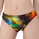 Colorful Universe Galaxy Space Print Women's Panties