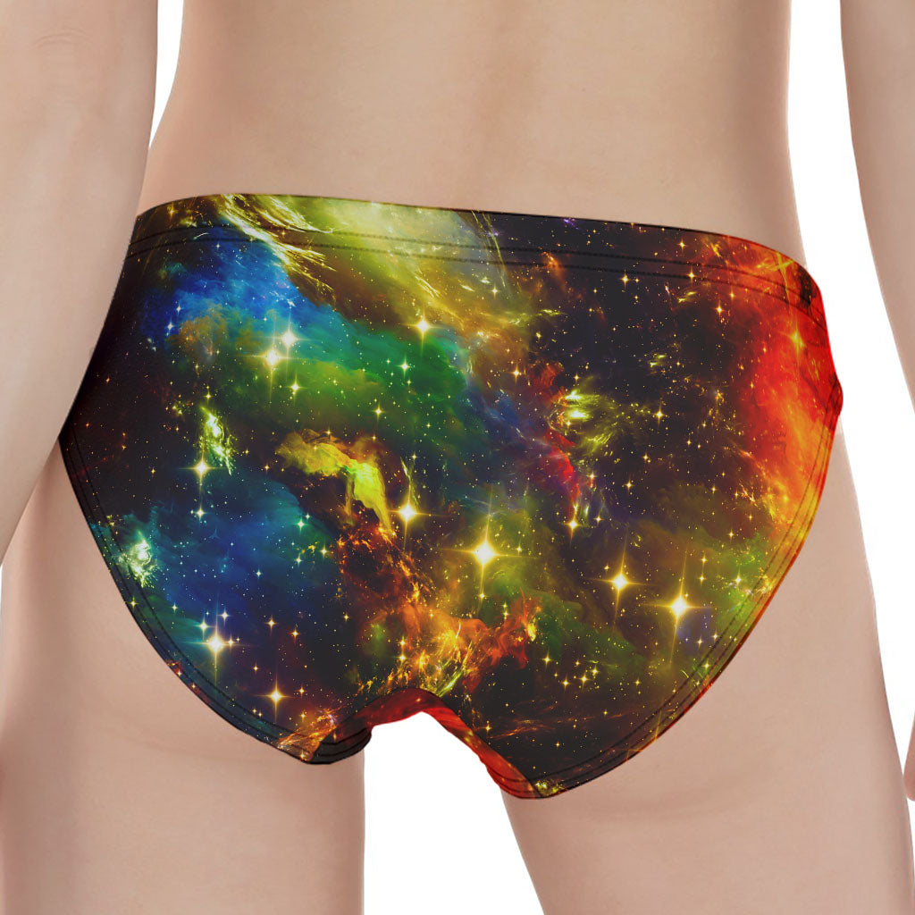 Colorful Universe Galaxy Space Print Women's Panties