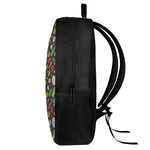 Colorful Vegetable Pattern Print 17 Inch Backpack