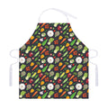 Colorful Vegetable Pattern Print Adjustable Apron