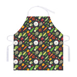 Colorful Vegetable Pattern Print Adjustable Apron