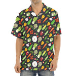 Colorful Vegetable Pattern Print Aloha Shirt
