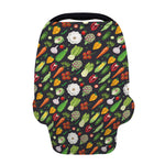 Colorful Vegetable Pattern Print Baby Seat Cover