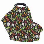 Colorful Vegetable Pattern Print Baby Seat Cover