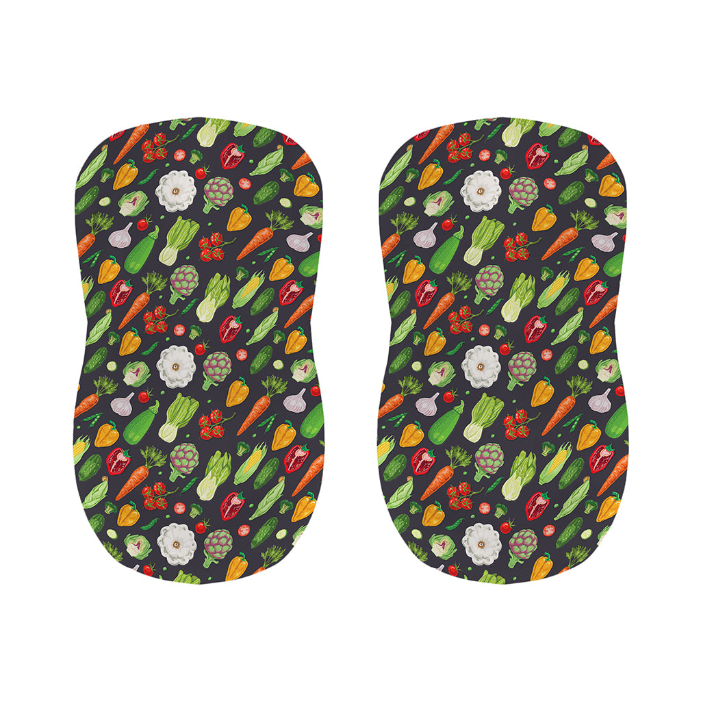 Colorful Vegetable Pattern Print Bar Stool Covers