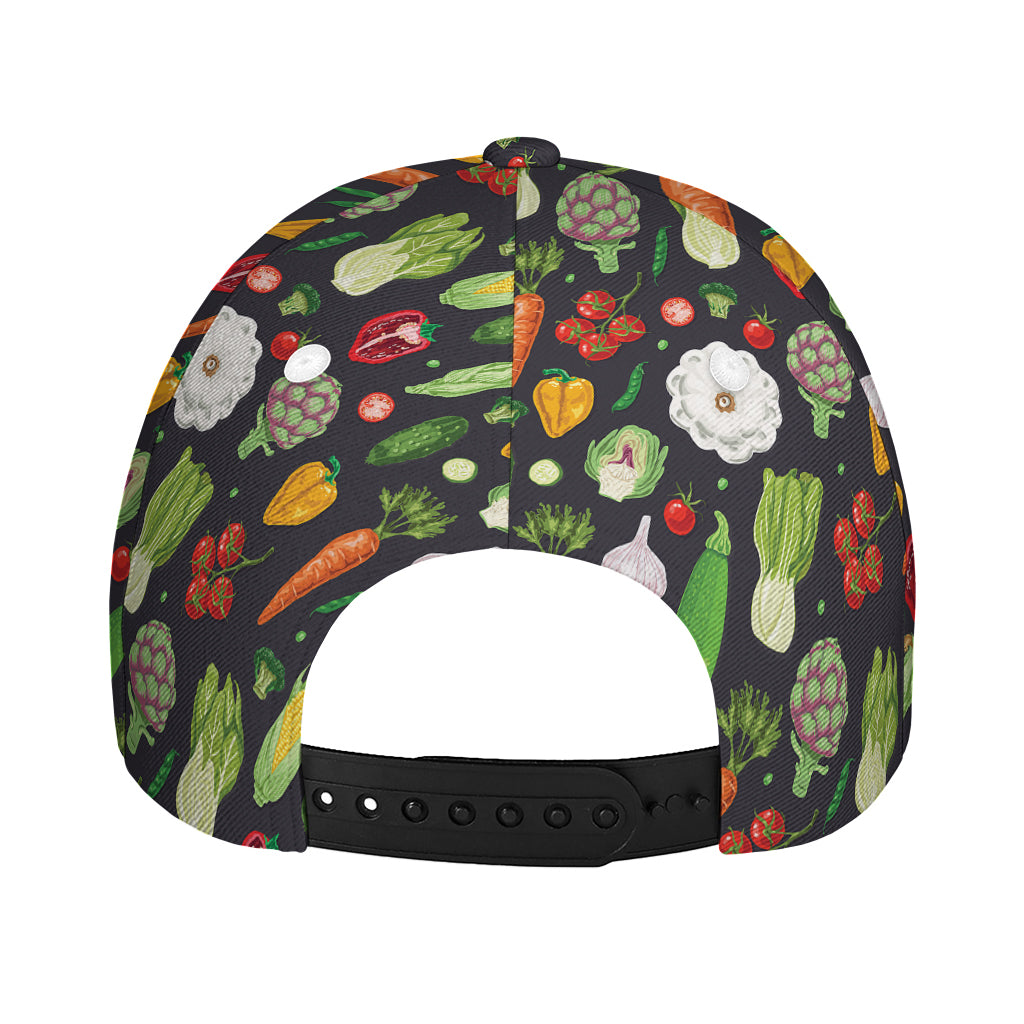 Colorful Vegetable Pattern Print Baseball Cap