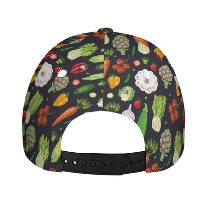 Colorful Vegetable Pattern Print Baseball Cap