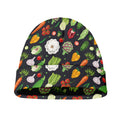 Colorful Vegetable Pattern Print Beanie
