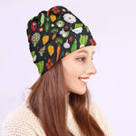 Colorful Vegetable Pattern Print Beanie