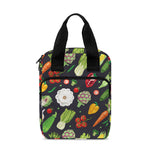 Colorful Vegetable Pattern Print Bible Tote Bag