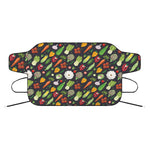 Colorful Vegetable Pattern Print Car Windshield Snow Cover