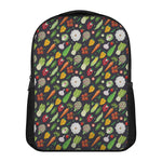 Colorful Vegetable Pattern Print Casual Backpack