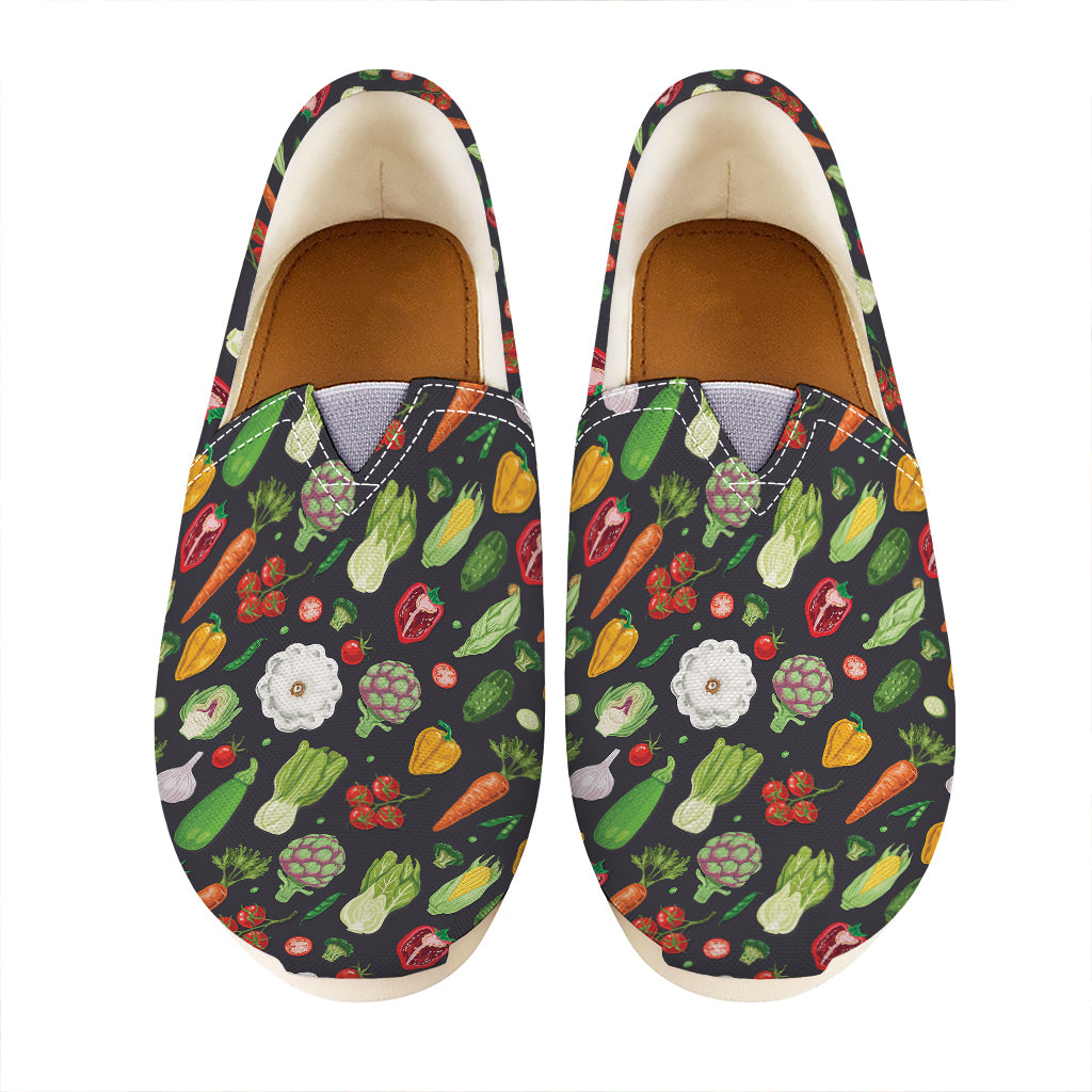 Colorful Vegetable Pattern Print Casual Shoes