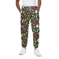 Colorful Vegetable Pattern Print Cotton Sweatpants