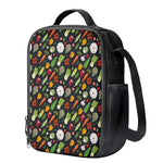 Colorful Vegetable Pattern Print Crossbody Lunch Bag