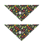 Colorful Vegetable Pattern Print Dog Bandana