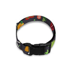 Colorful Vegetable Pattern Print Dog Collar