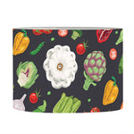 Colorful Vegetable Pattern Print Drum Lamp Shade