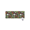 Colorful Vegetable Pattern Print Extended Mouse Pad