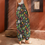 Colorful Vegetable Pattern Print Harem Pants