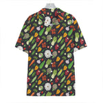 Colorful Vegetable Pattern Print Hawaiian Shirt
