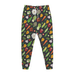 Colorful Vegetable Pattern Print Jogger Pants