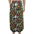 Colorful Vegetable Pattern Print Lantern Pants