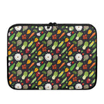 Colorful Vegetable Pattern Print Laptop Sleeve
