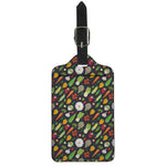 Colorful Vegetable Pattern Print Luggage Tag
