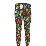 Colorful Vegetable Pattern Print Men's leggings
