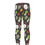 Colorful Vegetable Pattern Print Men's leggings